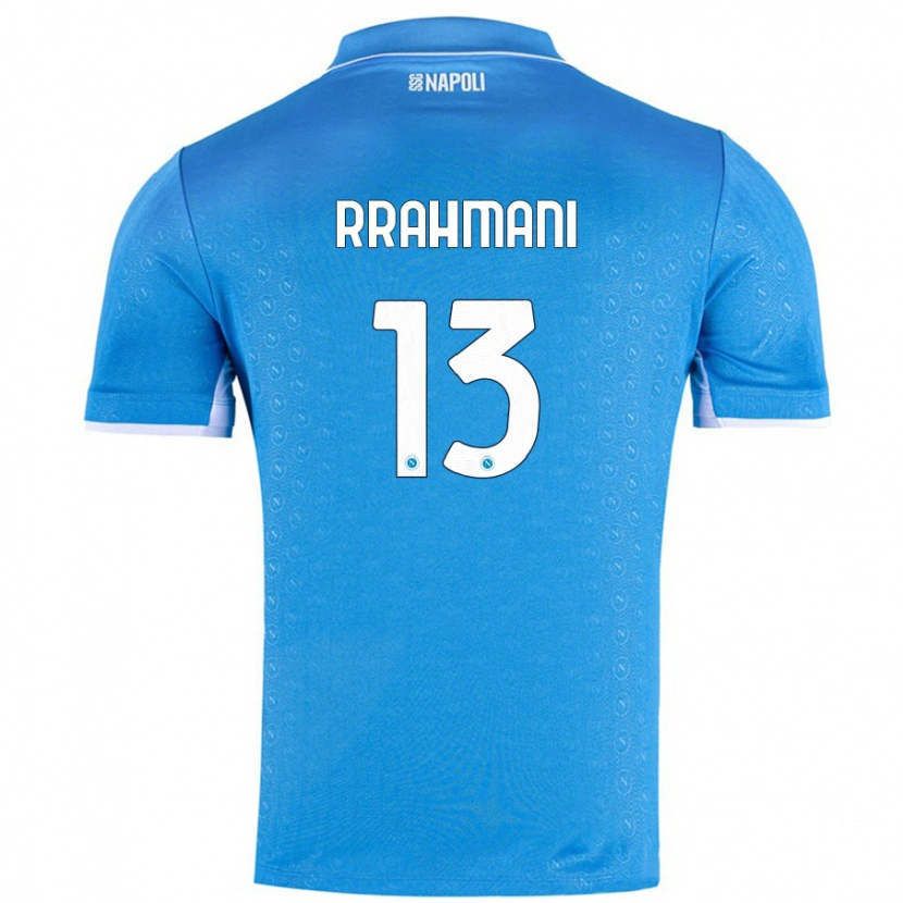 Danxen Kvinder Amir Rrahmani #13 Himmelblå Hjemmebane Spillertrøjer 2024/25 Trøje T-Shirt