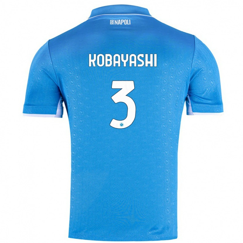 Danxen Kvinder Miharu Kobayashi #3 Himmelblå Hjemmebane Spillertrøjer 2024/25 Trøje T-Shirt