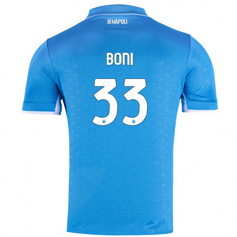 Danxen Kvinder Landry Boni #33 Himmelblå Hjemmebane Spillertrøjer 2024/25 Trøje T-Shirt