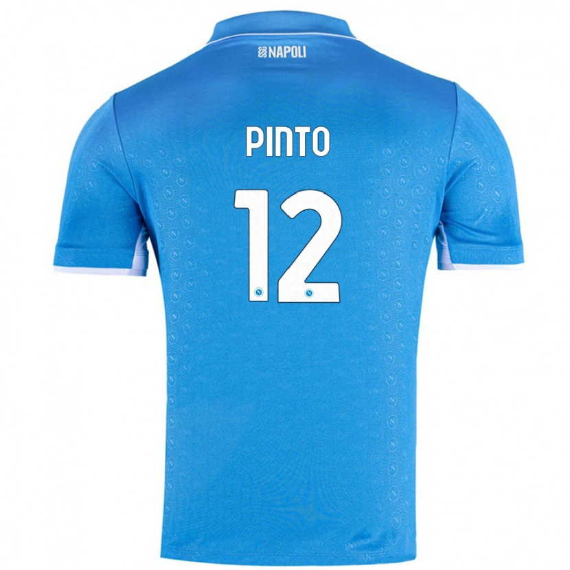 Danxen Kvinder Ciro Pinto #12 Himmelblå Hjemmebane Spillertrøjer 2024/25 Trøje T-Shirt