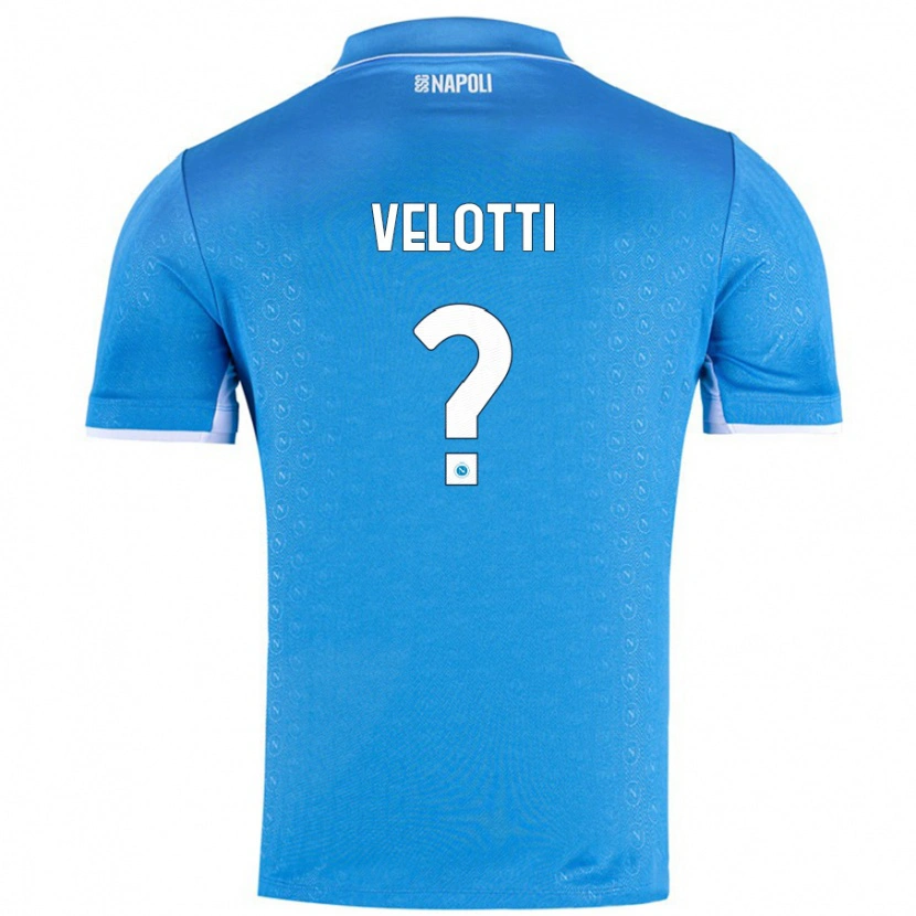 Danxen Kvinder Christian Velotti #0 Himmelblå Hjemmebane Spillertrøjer 2024/25 Trøje T-Shirt