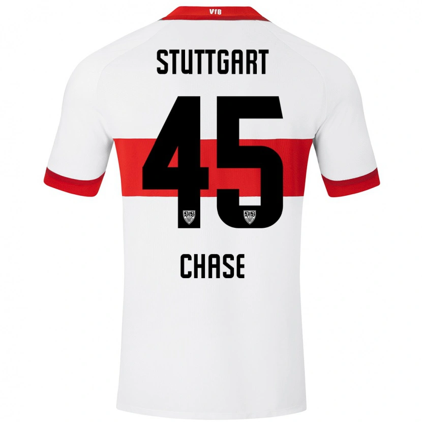 Danxen Kvinder Anrie Chase #45 Hvid Rød Hjemmebane Spillertrøjer 2024/25 Trøje T-Shirt