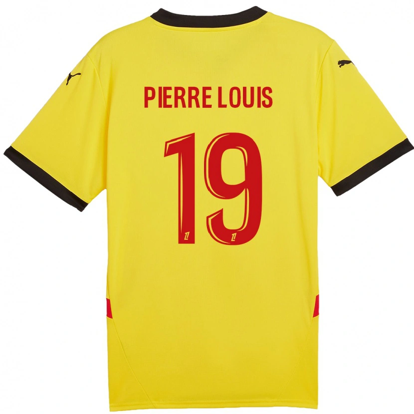 Danxen Kvinder Dayana Pierre-Louis #19 Gul Rød Hjemmebane Spillertrøjer 2024/25 Trøje T-Shirt