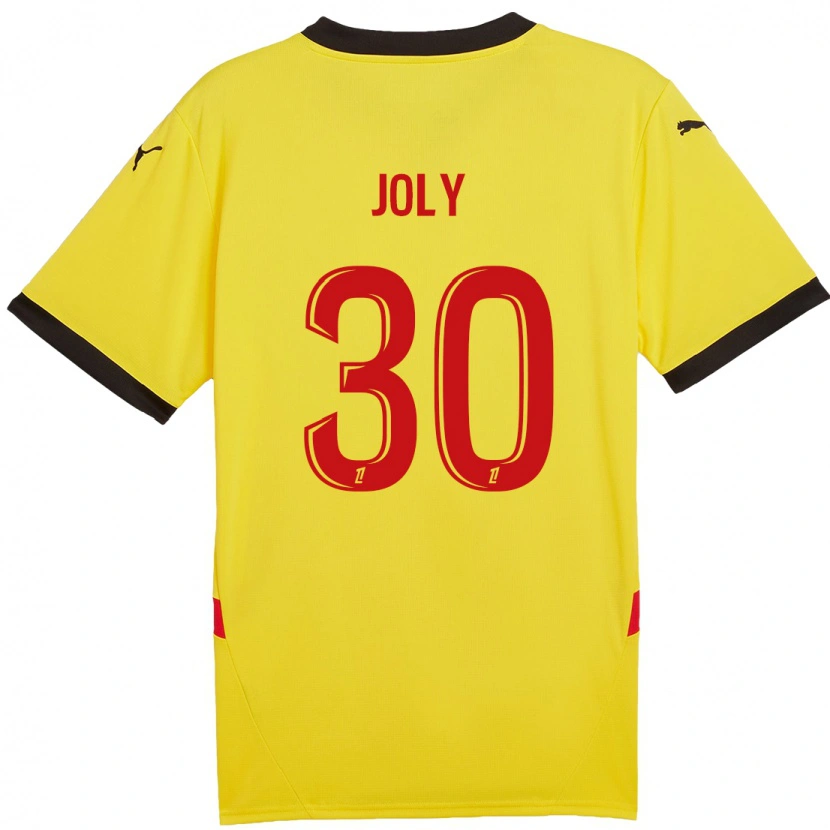 Danxen Kvinder Blandine Joly #30 Gul Rød Hjemmebane Spillertrøjer 2024/25 Trøje T-Shirt