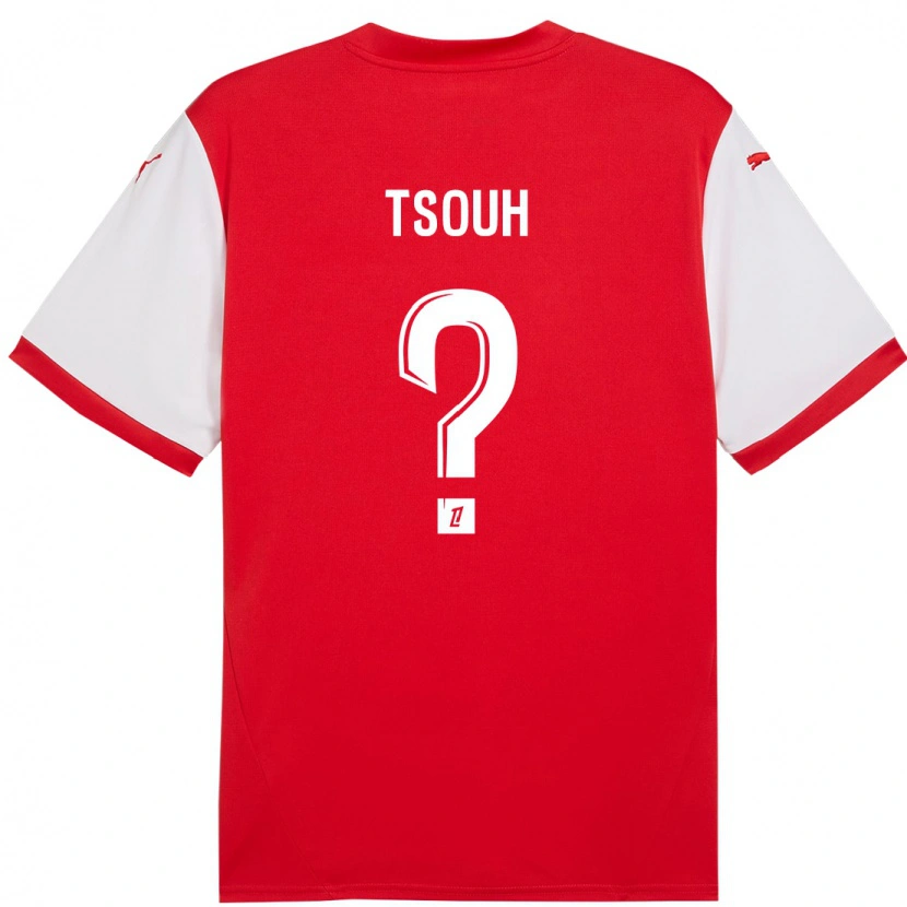 Danxen Kvinder Justin Tsouh #0 Rød Hvid Hjemmebane Spillertrøjer 2024/25 Trøje T-Shirt