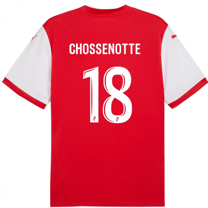 Danxen Kvinder Shana Chossenotte #18 Rød Hvid Hjemmebane Spillertrøjer 2024/25 Trøje T-Shirt