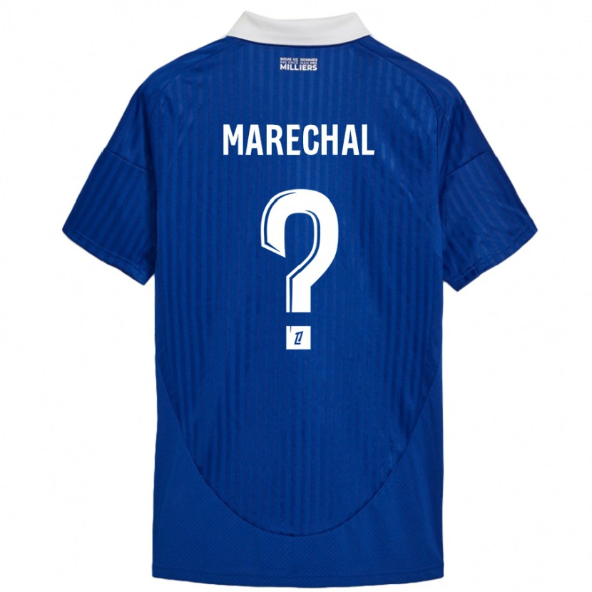 Danxen Kvinder Max Marechal #0 Blå Hvid Hjemmebane Spillertrøjer 2024/25 Trøje T-Shirt