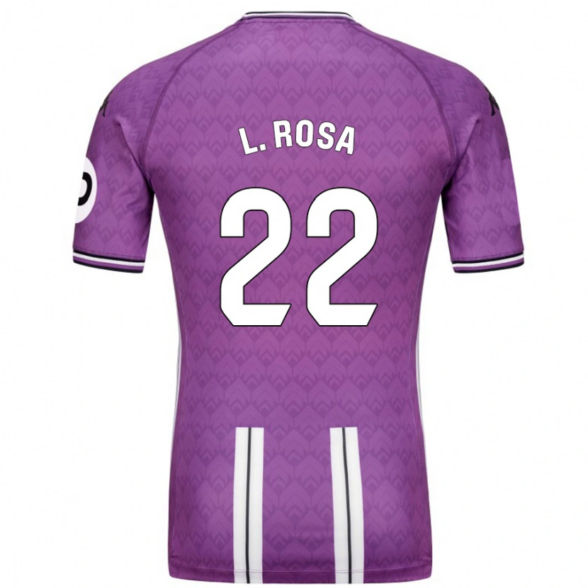 Danxen Kvinder Lucas Rosa #22 Lilla Hvid Hjemmebane Spillertrøjer 2024/25 Trøje T-Shirt