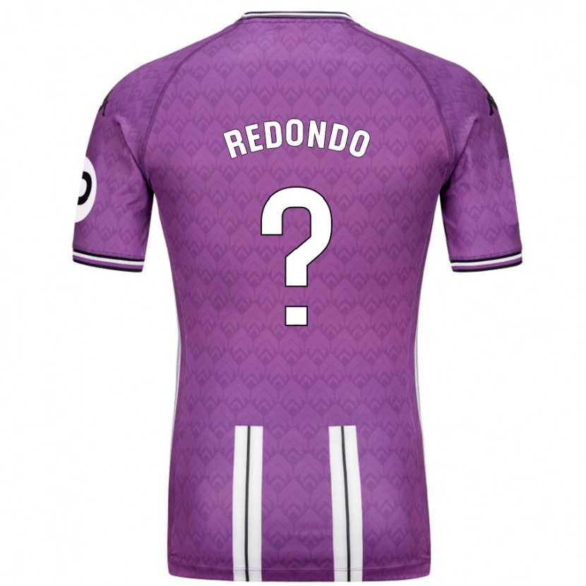Danxen Kvinder Miguel Redondo #0 Lilla Hvid Hjemmebane Spillertrøjer 2024/25 Trøje T-Shirt