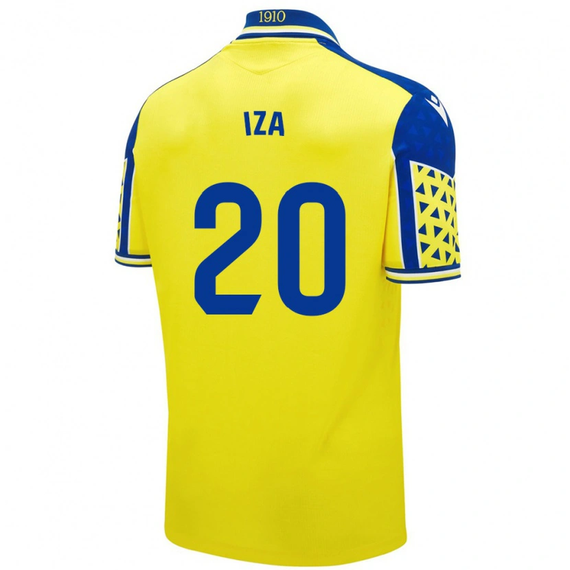 Danxen Kvinder Iza Carcelén #20 Gul Blå Hjemmebane Spillertrøjer 2024/25 Trøje T-Shirt