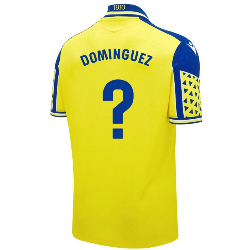 Danxen Kvinder Rubén Domínguez #0 Gul Blå Hjemmebane Spillertrøjer 2024/25 Trøje T-Shirt