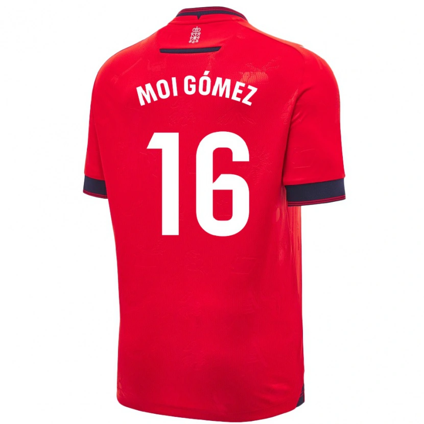 Danxen Kvinder Moi Gómez #16 Rød Hvid Hjemmebane Spillertrøjer 2024/25 Trøje T-Shirt