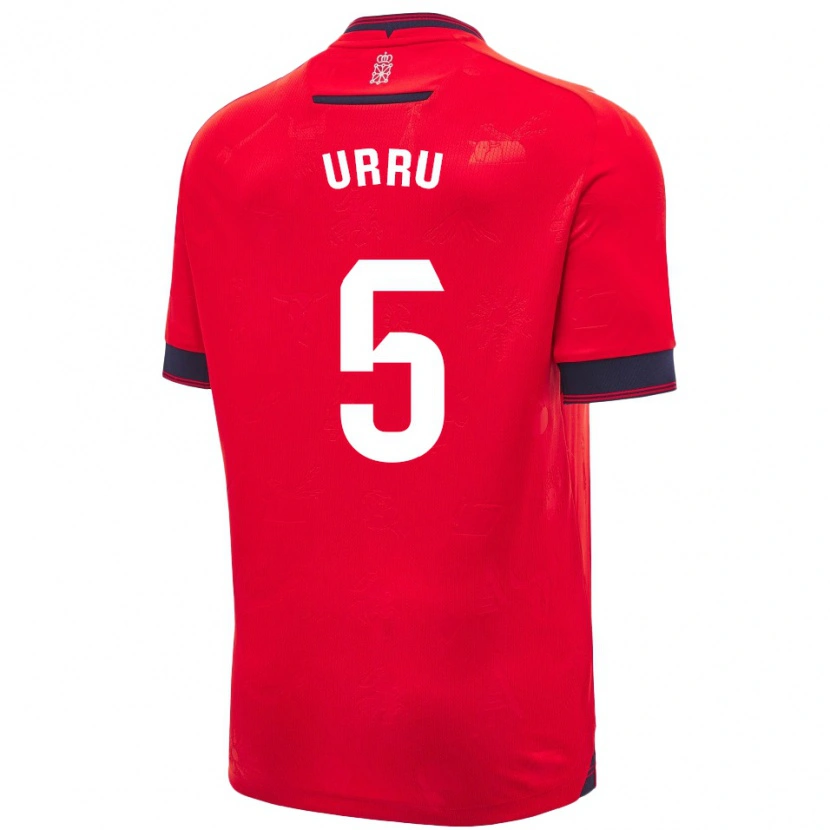 Danxen Kvinder Irati Urruzola Bermúdez #5 Rød Hvid Hjemmebane Spillertrøjer 2024/25 Trøje T-Shirt