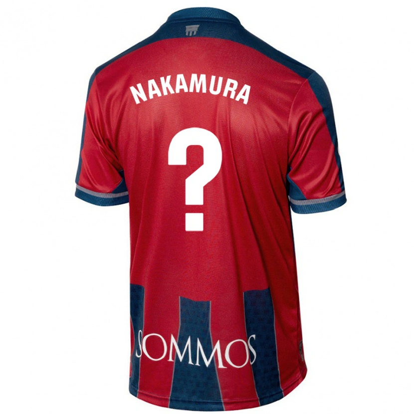 Danxen Kvinder Togo Nakamura #0 Rød Blå Hjemmebane Spillertrøjer 2024/25 Trøje T-Shirt