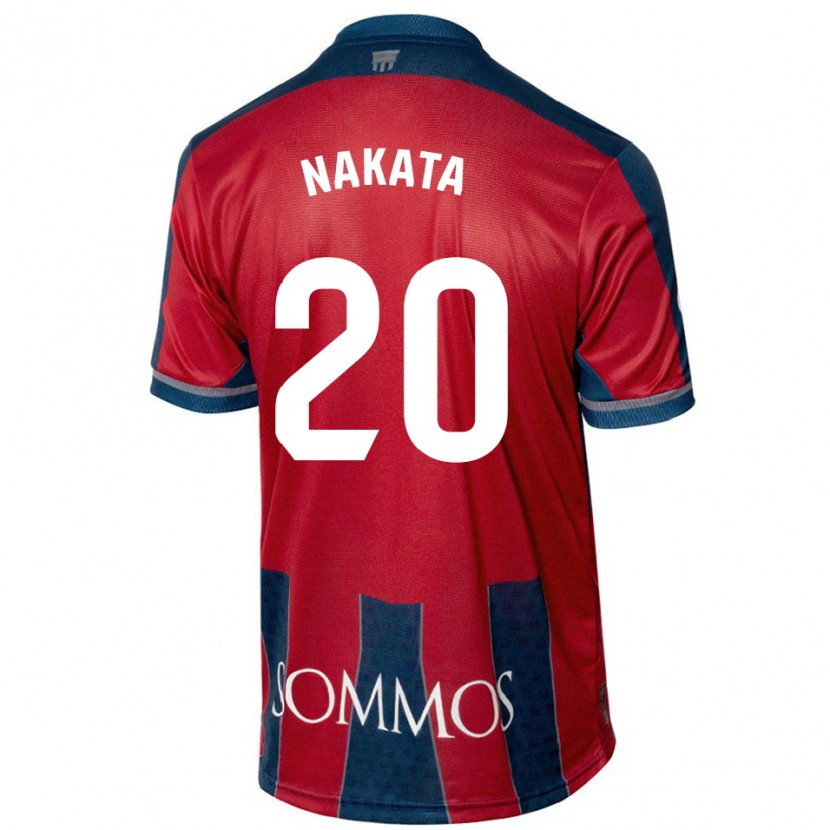 Danxen Kvinder Yuki Nakata #20 Rød Blå Hjemmebane Spillertrøjer 2024/25 Trøje T-Shirt