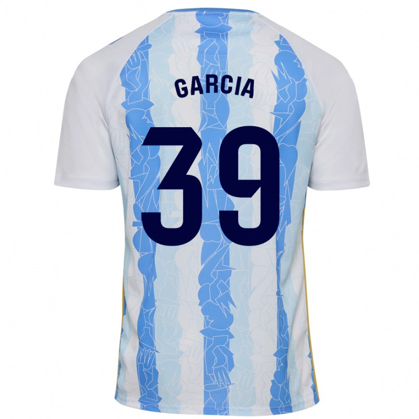 Danxen Kvinder Claudia García #39 Hvid Blå Hjemmebane Spillertrøjer 2024/25 Trøje T-Shirt