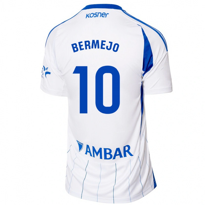 Danxen Kvinder Sergio Bermejo #10 Rød Hvid Hjemmebane Spillertrøjer 2024/25 Trøje T-Shirt