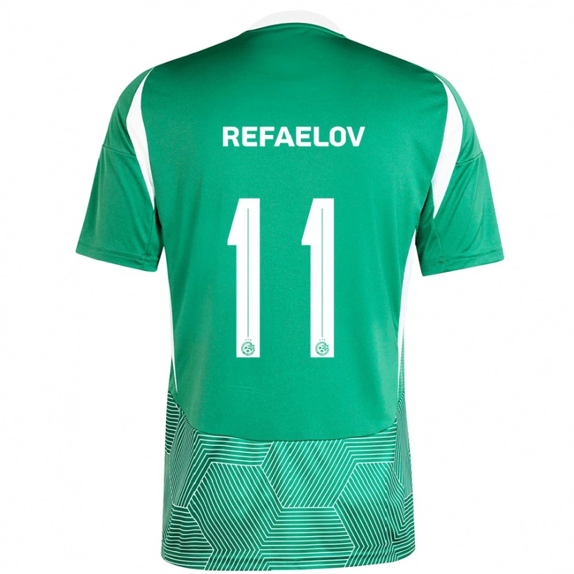Danxen Kvinder Lior Refaelov #11 Grøn Hvid Hjemmebane Spillertrøjer 2024/25 Trøje T-Shirt