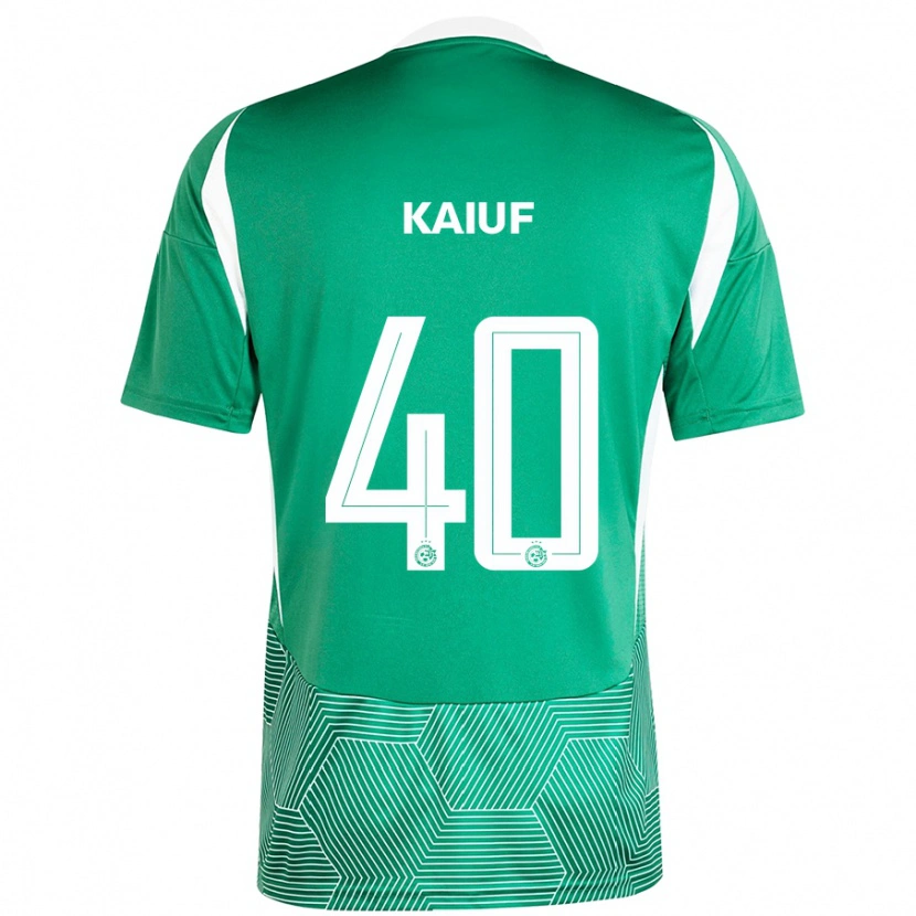 Danxen Kvinder Sharif Kaiuf #40 Grøn Hvid Hjemmebane Spillertrøjer 2024/25 Trøje T-Shirt
