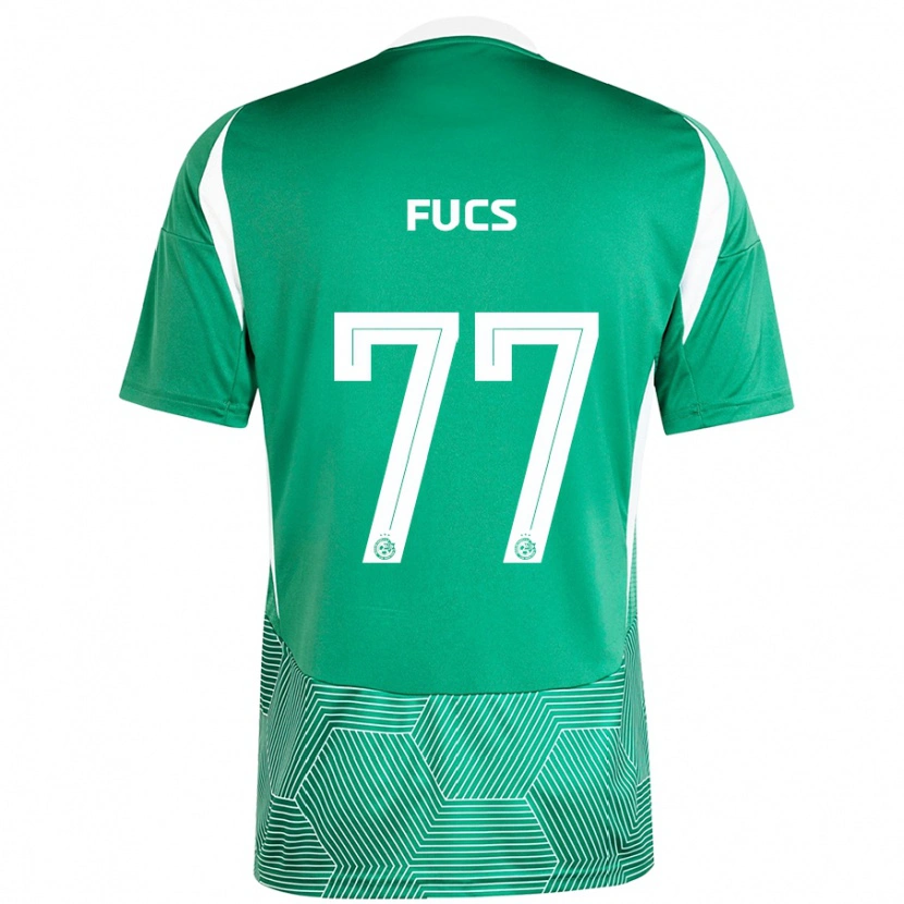 Danxen Kvinder Roee Fucs #77 Grøn Hvid Hjemmebane Spillertrøjer 2024/25 Trøje T-Shirt