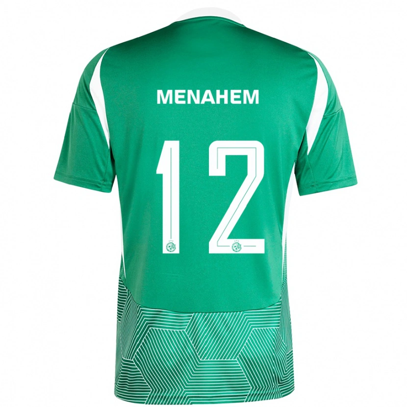 Danxen Kvinder Sun Menahem #12 Grøn Hvid Hjemmebane Spillertrøjer 2024/25 Trøje T-Shirt