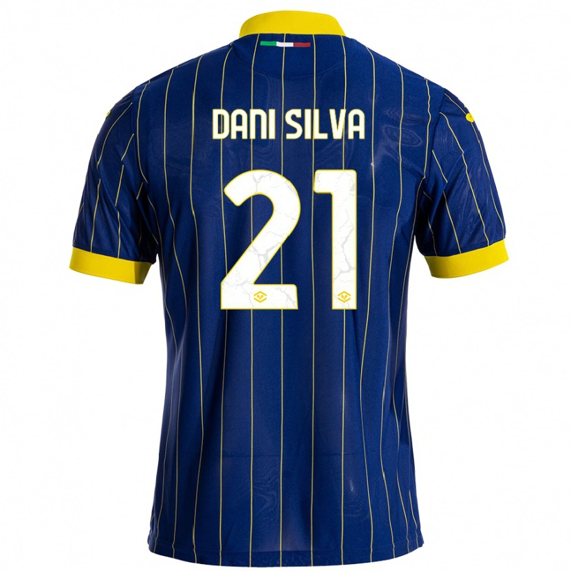 Danxen Kvinder Dani Silva #21 Blå Gul Hjemmebane Spillertrøjer 2024/25 Trøje T-Shirt