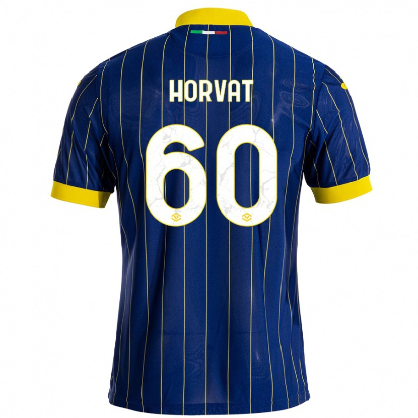 Danxen Kvinder Mihaela Horvat #60 Blå Gul Hjemmebane Spillertrøjer 2024/25 Trøje T-Shirt
