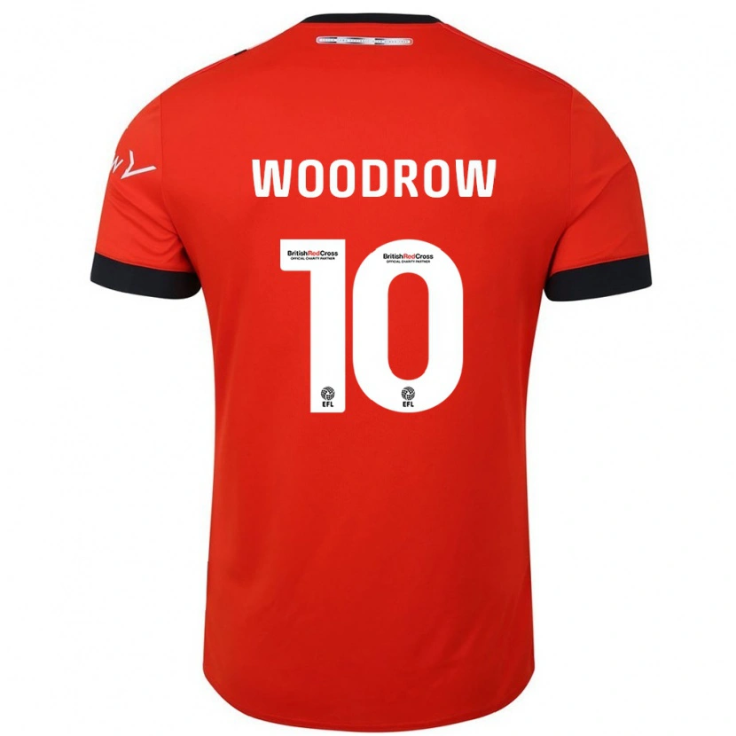 Danxen Kvinder Cauley Woodrow #10 Orange Sort Hjemmebane Spillertrøjer 2024/25 Trøje T-Shirt