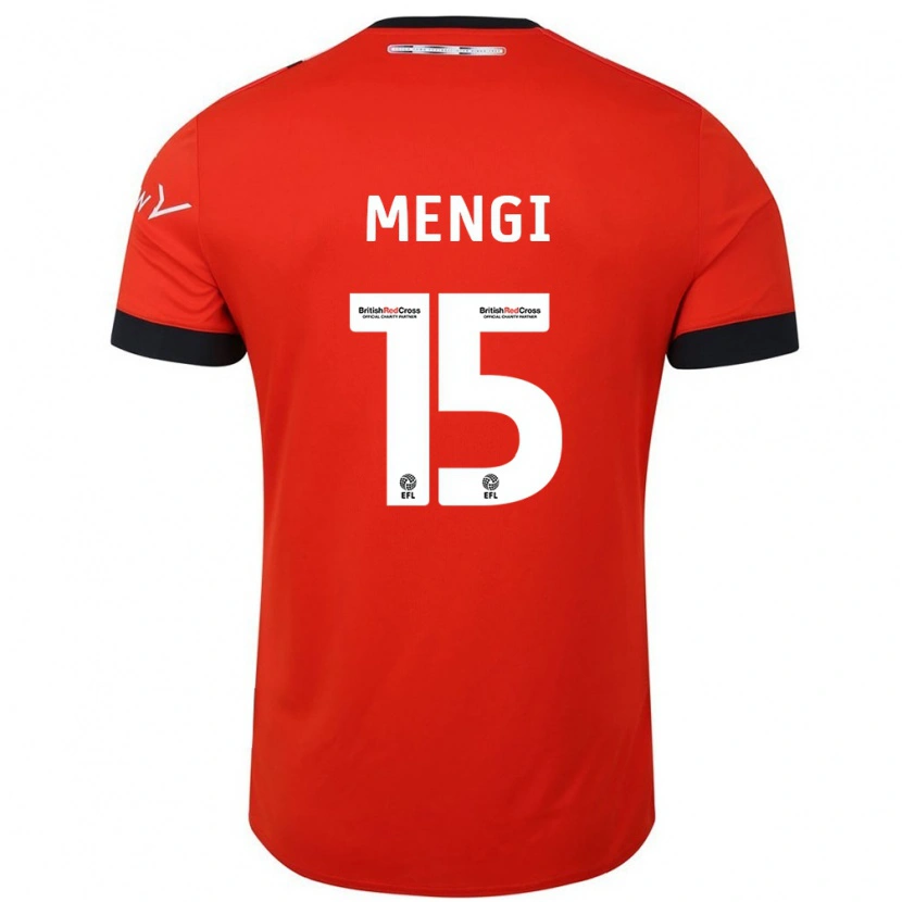 Danxen Kvinder Teden Mengi #15 Orange Sort Hjemmebane Spillertrøjer 2024/25 Trøje T-Shirt