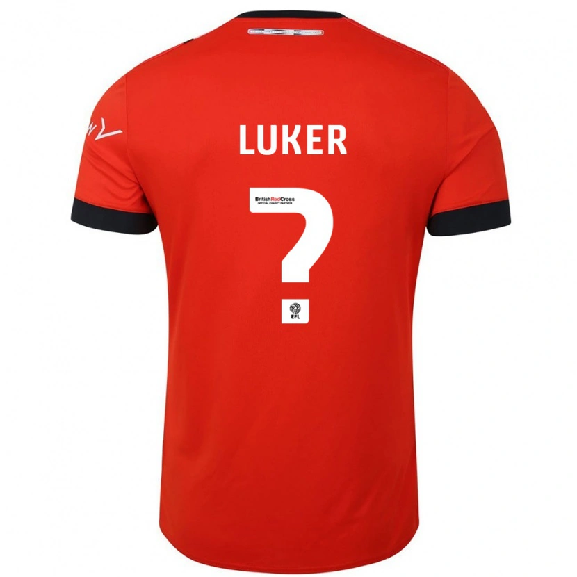 Danxen Kvinder Jayden Luker #0 Orange Sort Hjemmebane Spillertrøjer 2024/25 Trøje T-Shirt