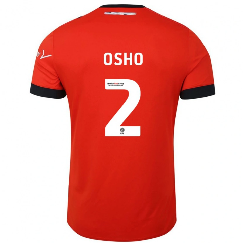 Danxen Kvinder Gabriel Osho #2 Orange Sort Hjemmebane Spillertrøjer 2024/25 Trøje T-Shirt