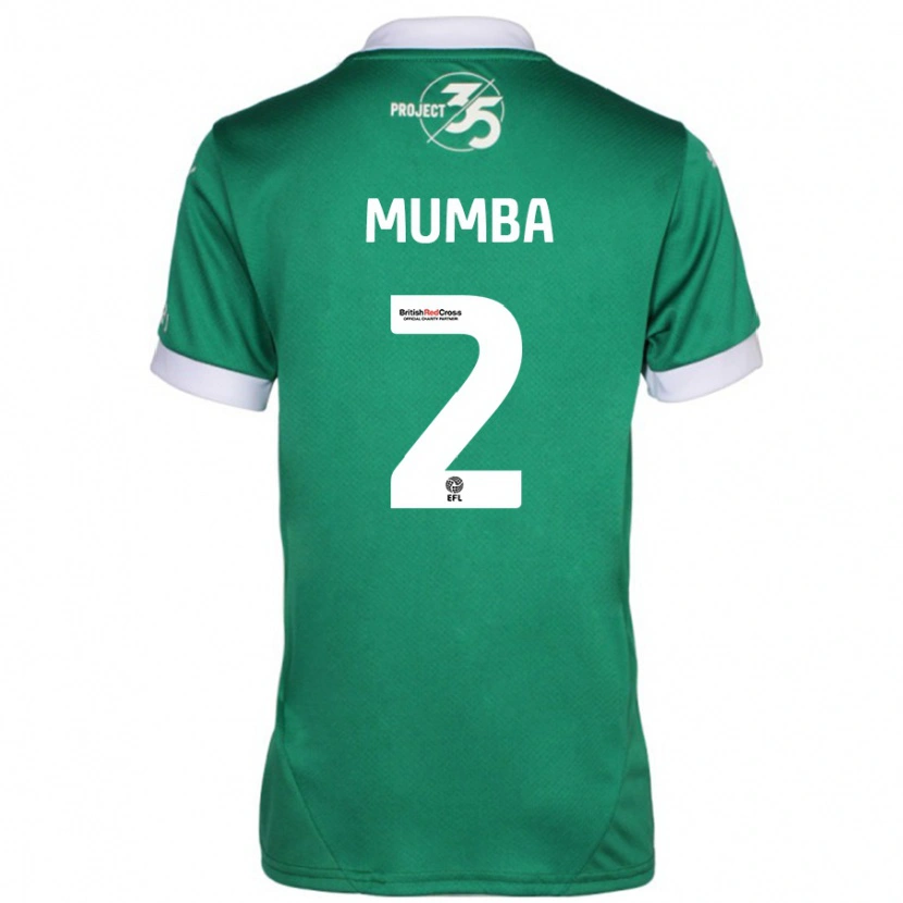 Danxen Kvinder Bali Mumba #2 Grøn Hvid Hjemmebane Spillertrøjer 2024/25 Trøje T-Shirt