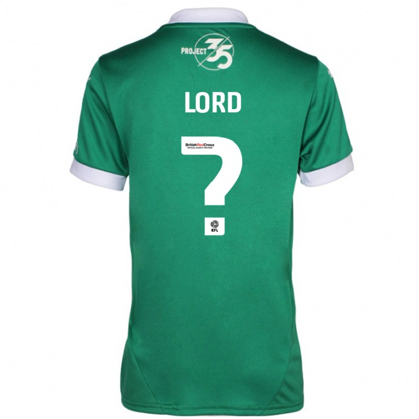 Danxen Kvinder Sam Lord #0 Grøn Hvid Hjemmebane Spillertrøjer 2024/25 Trøje T-Shirt