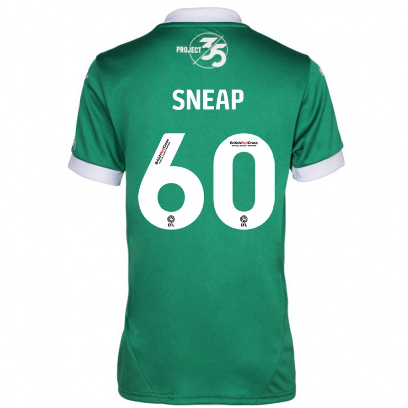 Danxen Kvinder Harley Sneap #60 Grøn Hvid Hjemmebane Spillertrøjer 2024/25 Trøje T-Shirt