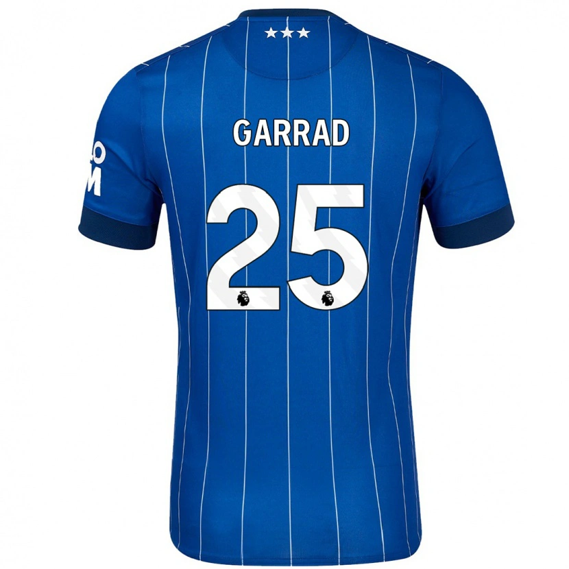 Danxen Kvinder Grace Garrad #25 Marineblå Hjemmebane Spillertrøjer 2024/25 Trøje T-Shirt