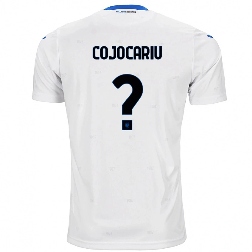 Danxen Kvinder Raul Cojocariu #0 Hvid Udebane Spillertrøjer 2024/25 Trøje T-Shirt