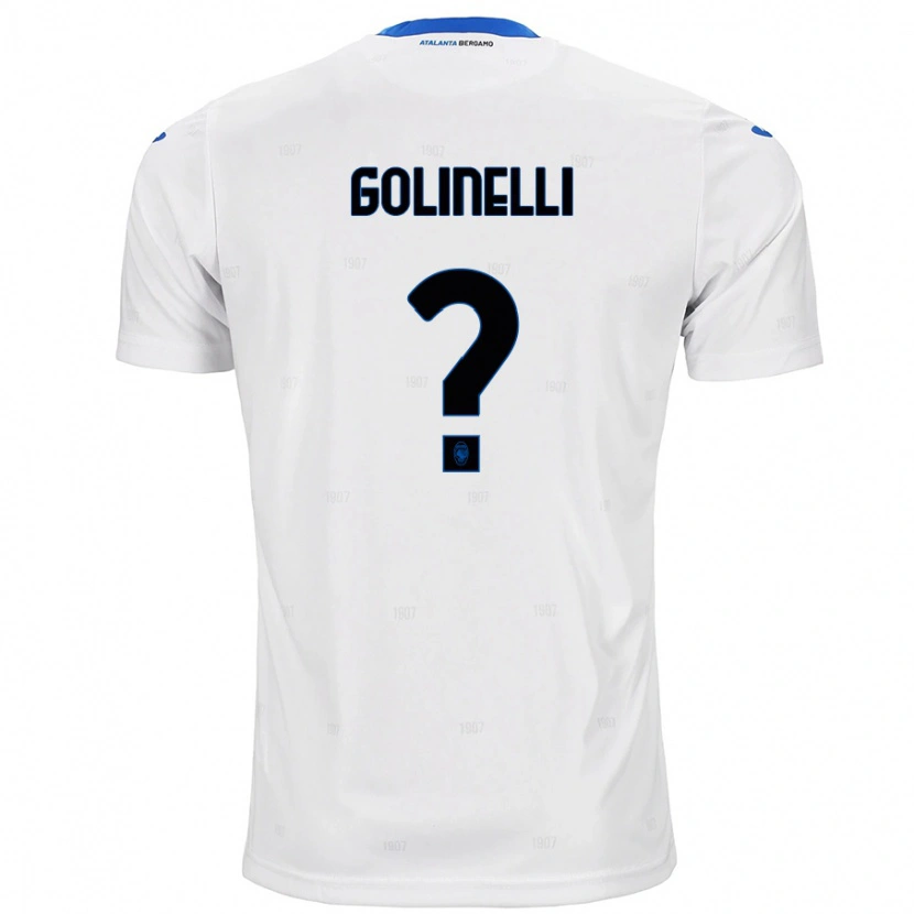 Danxen Kvinder Martino Golinelli #0 Hvid Udebane Spillertrøjer 2024/25 Trøje T-Shirt