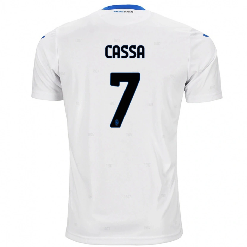 Danxen Kvinder Federico Cassa #7 Hvid Udebane Spillertrøjer 2024/25 Trøje T-Shirt