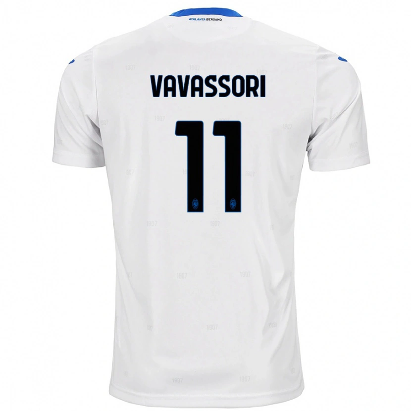 Danxen Kvinder Dominic Vavassori #11 Hvid Udebane Spillertrøjer 2024/25 Trøje T-Shirt
