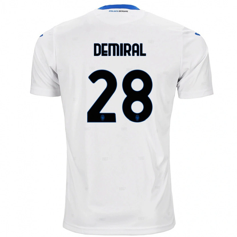Danxen Kvinder Merih Demiral #28 Hvid Udebane Spillertrøjer 2024/25 Trøje T-Shirt