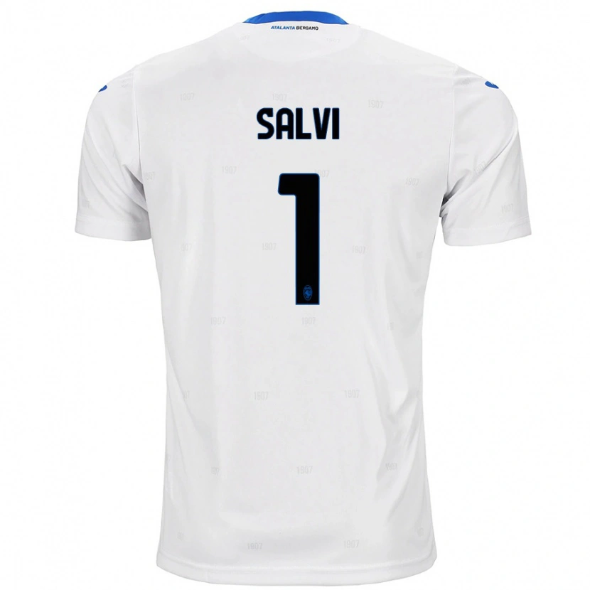 Danxen Kvinder Margherita Salvi #1 Hvid Udebane Spillertrøjer 2024/25 Trøje T-Shirt
