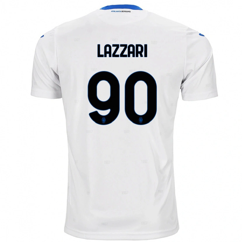 Danxen Kvinder Ilaria Lazzari #90 Hvid Udebane Spillertrøjer 2024/25 Trøje T-Shirt