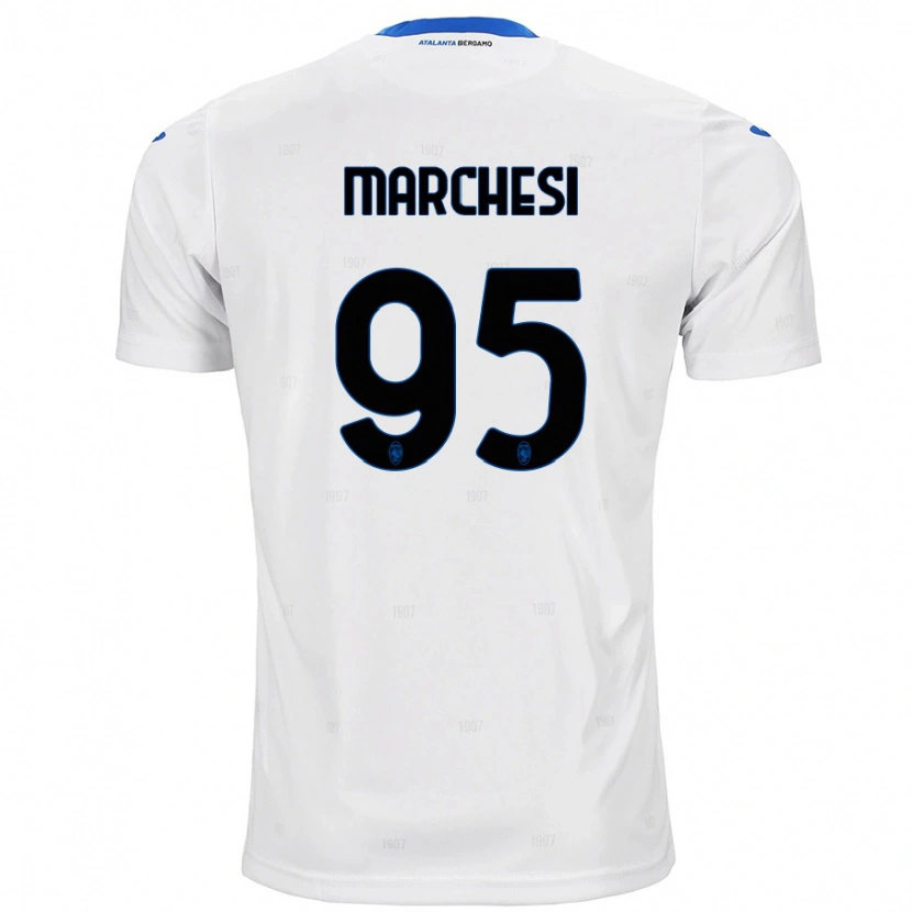 Danxen Kvinder Silvia Marchesi #95 Hvid Udebane Spillertrøjer 2024/25 Trøje T-Shirt