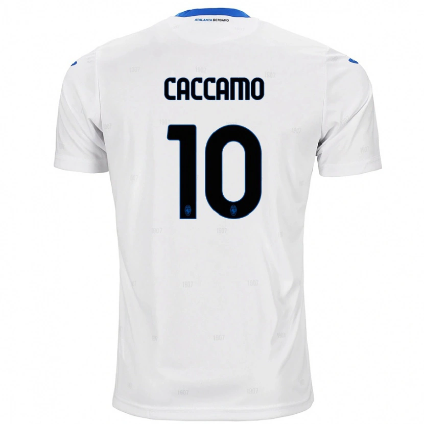 Danxen Kvinder Patrizia Caccamo #10 Hvid Udebane Spillertrøjer 2024/25 Trøje T-Shirt