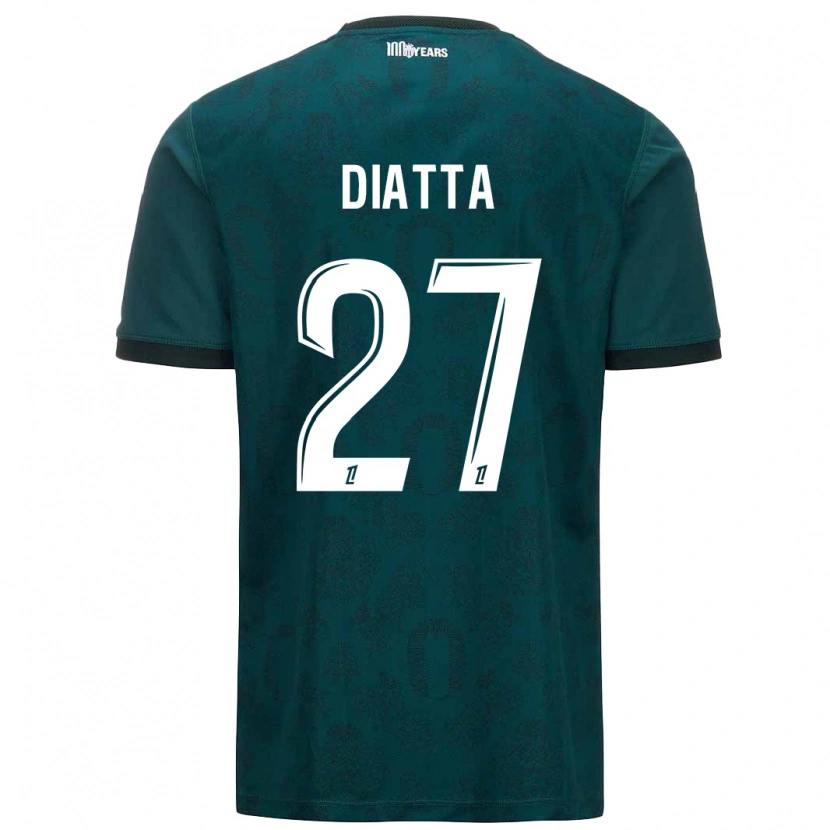 Danxen Kvinder Krépin Diatta #27 Mørkegrøn Udebane Spillertrøjer 2024/25 Trøje T-Shirt