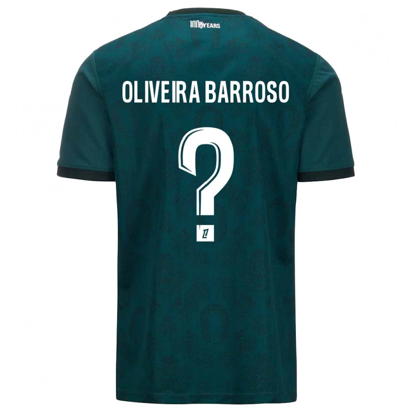 Danxen Kvinder Mickael Oliveira Barroso #0 Mørkegrøn Udebane Spillertrøjer 2024/25 Trøje T-Shirt