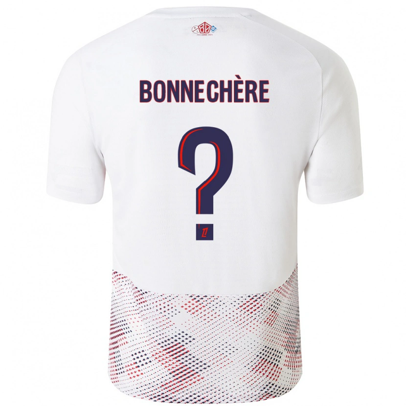 Danxen Kvinder Victor Bonnechère #0 Hvid Kongeblå Udebane Spillertrøjer 2024/25 Trøje T-Shirt