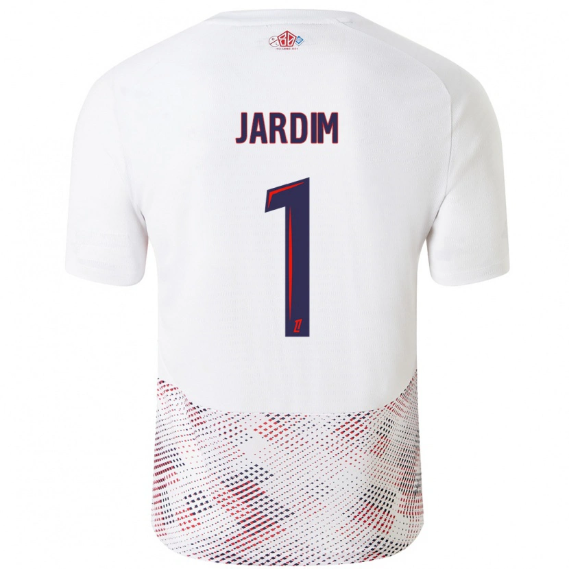 Danxen Kvinder Leo Jardim #1 Hvid Kongeblå Udebane Spillertrøjer 2024/25 Trøje T-Shirt