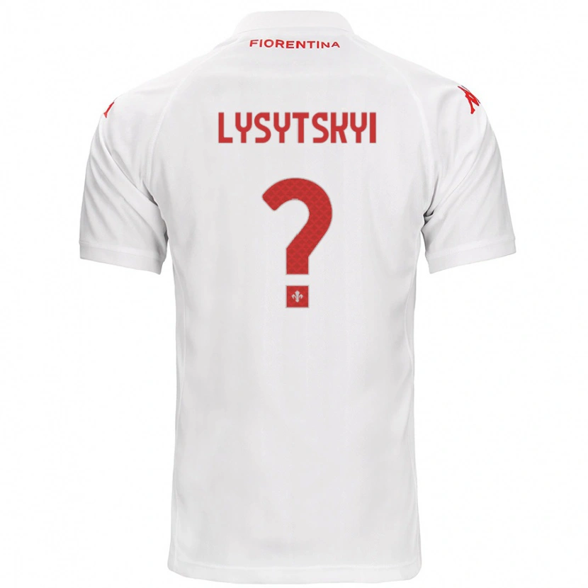 Danxen Kvinder Andriy Lysytskyi #0 Hvid Udebane Spillertrøjer 2024/25 Trøje T-Shirt