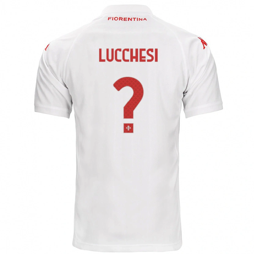 Danxen Kvinder Andrea Lucchesi #0 Hvid Udebane Spillertrøjer 2024/25 Trøje T-Shirt